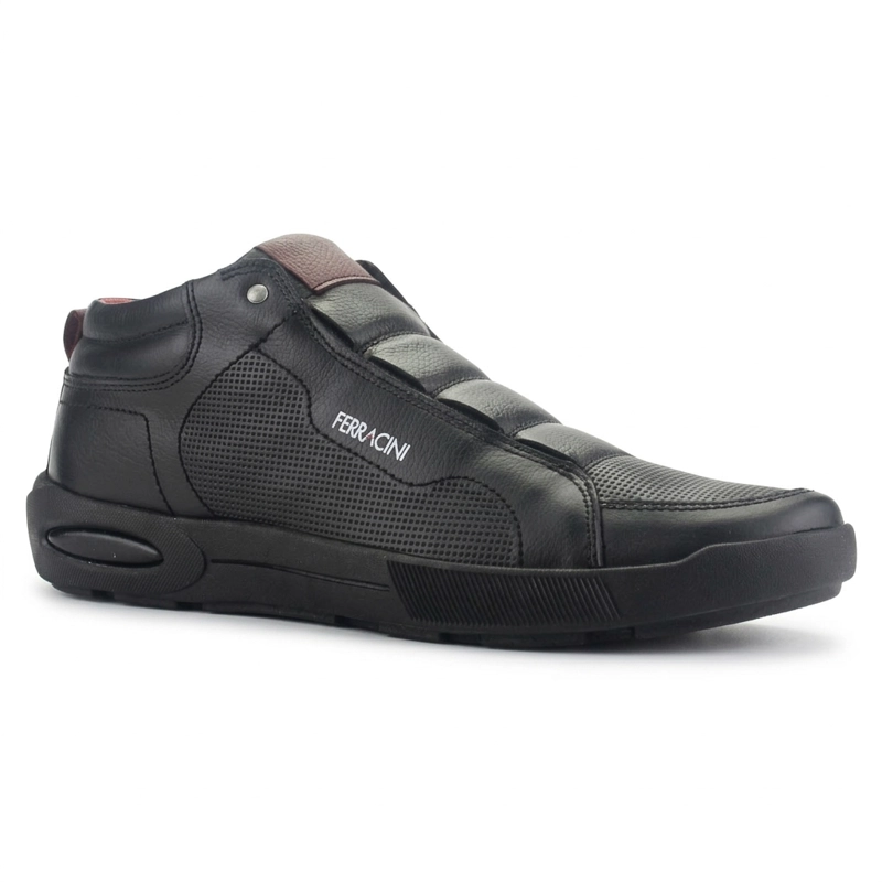 ZAPATILLA NEGRO HOMBRE CASUAL FERRACINI PULSE 2261 - 3
