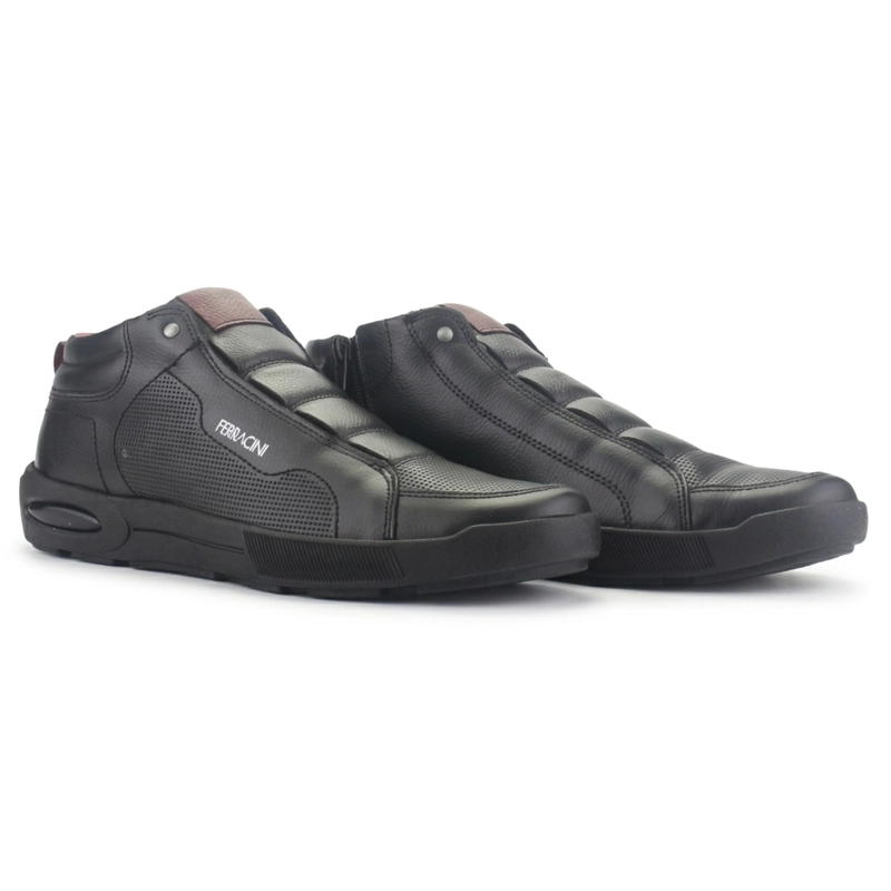 ZAPATILLA NEGRO HOMBRE CASUAL FERRACINI PULSE 2261 - 5