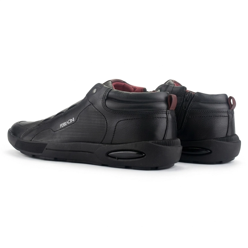 ZAPATILLA NEGRO HOMBRE CASUAL FERRACINI PULSE 2261 - 6