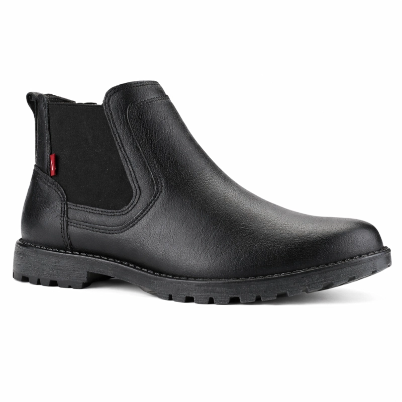 BOTIN NEGRO HOMBRE CASUAL FERRACINI CROSS 9951 - 3