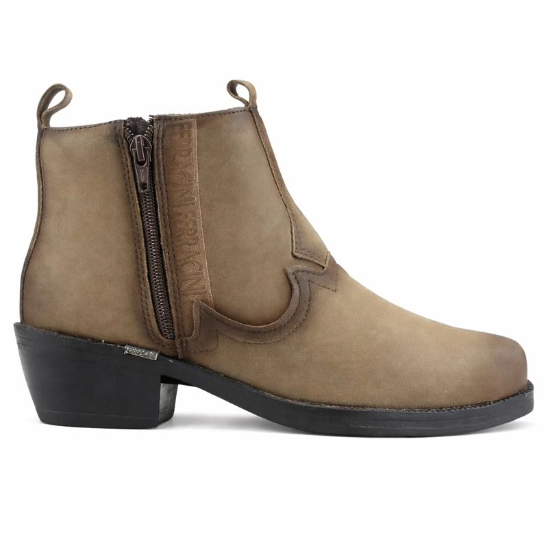 BOTIN TAUPE HOMBRE CASUAL FERRACINI NEW COUNTRY 8907 - 1