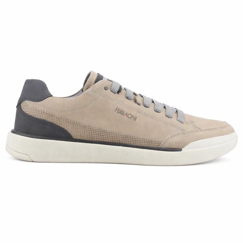 ZAPATILLA BEIGE HOMBRE CASUAL FERRACINI STAR 1056 - 1