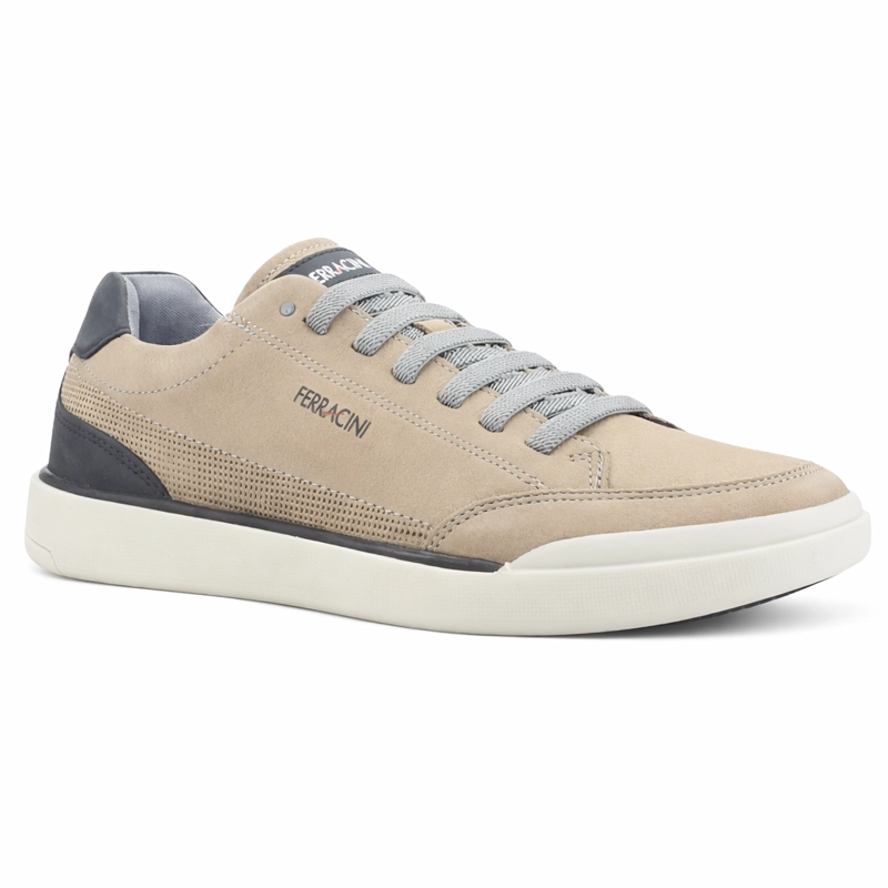 ZAPATILLA BEIGE HOMBRE CASUAL FERRACINI STAR 1056 - 3