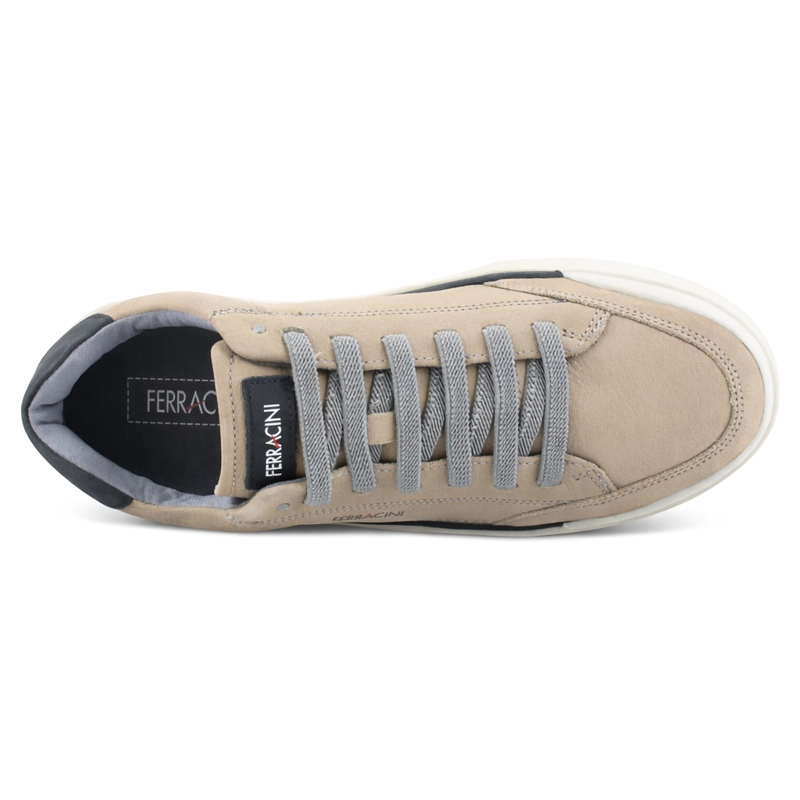 ZAPATILLA BEIGE HOMBRE CASUAL FERRACINI STAR 1056 - 5