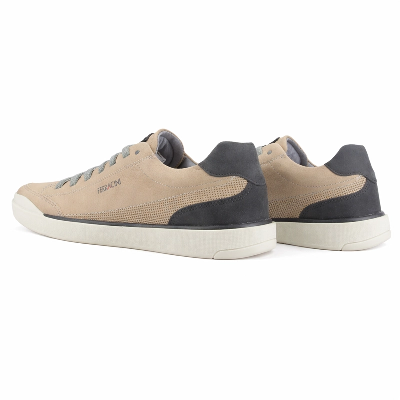 ZAPATILLA BEIGE HOMBRE CASUAL FERRACINI STAR 1056 - 8