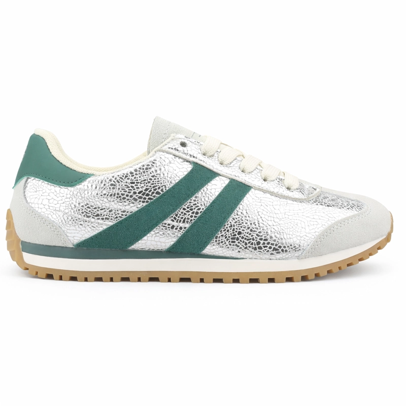 ZAPATILLA PLATEADO MUJER URBANO CHALADA BULLE - 1