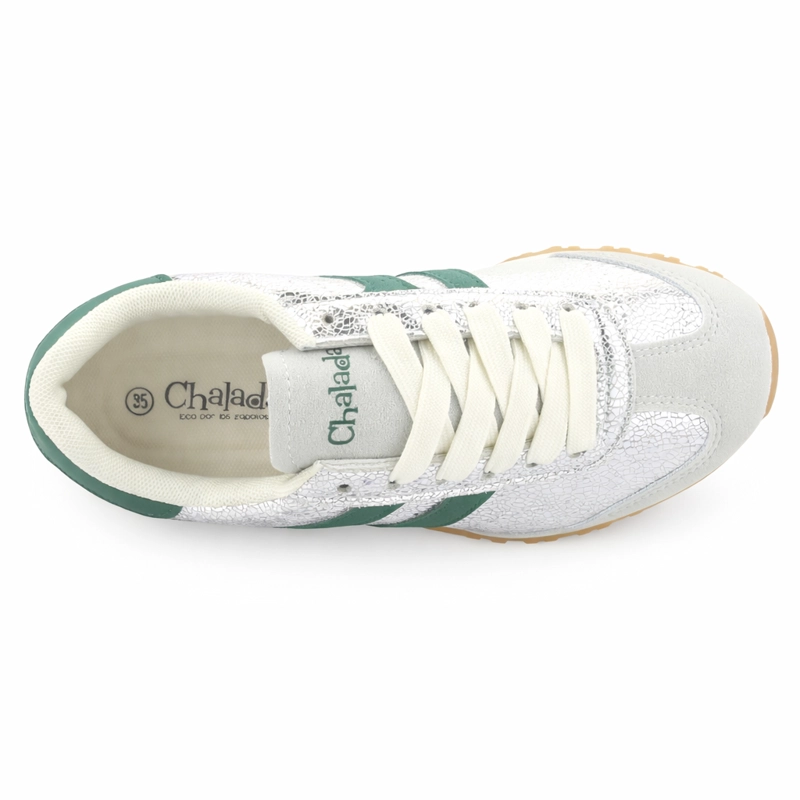 ZAPATILLA PLATEADO MUJER URBANO CHALADA BULLE - 5