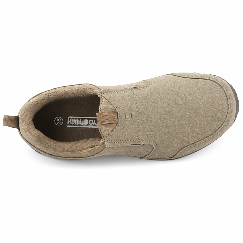 ZAPATILLA OUTDOOR BEIGE MUJER CASUAL FUNWAY OVO - 5