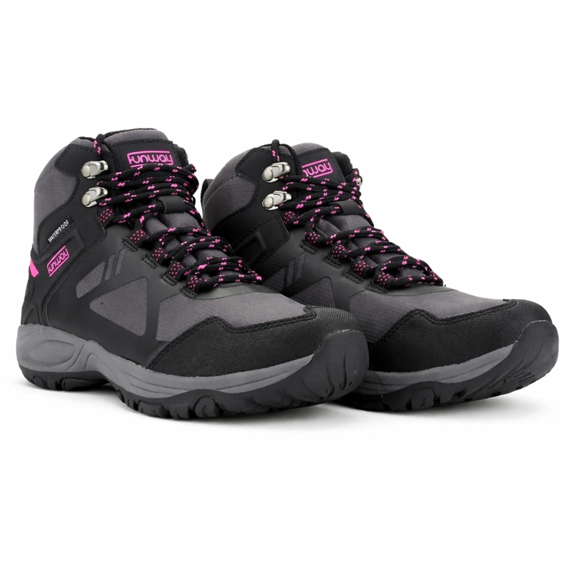BOTIN OUTDOOR NEGRO MUJER CASUAL FUNWAY RAIN - 5