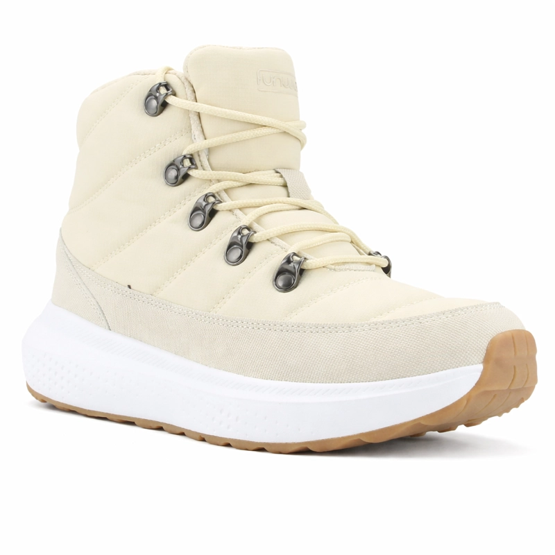 BOTIN BEIGE MUJER CASUAL FUNWAY PUCLARO - 3