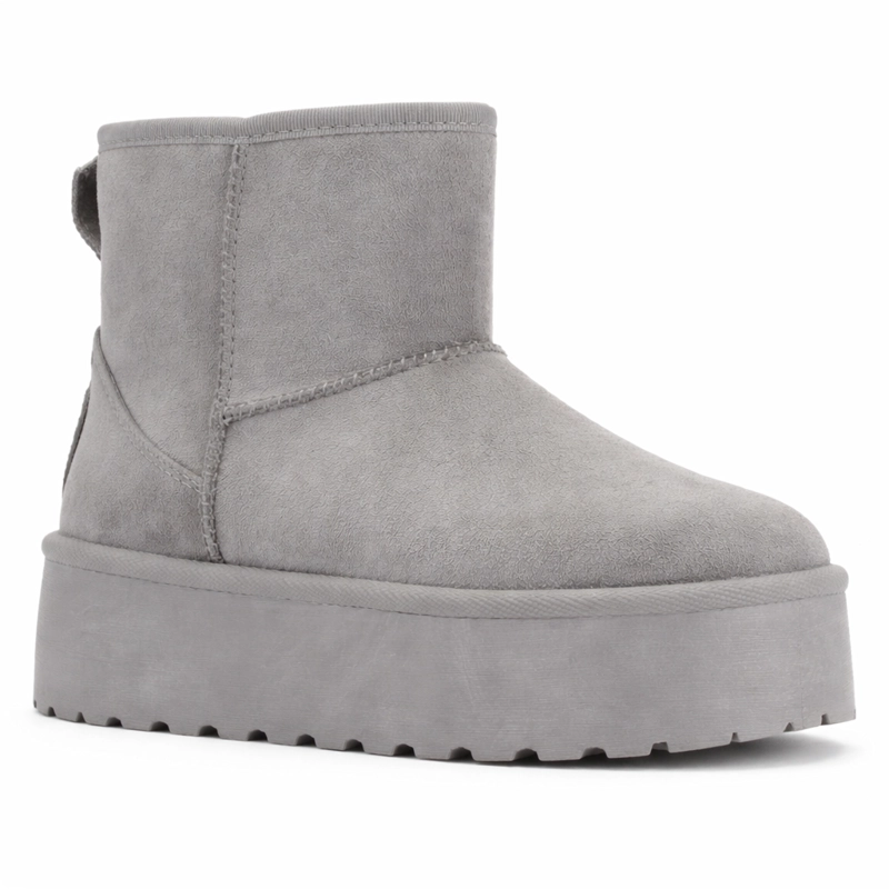 BOTIN GRIS MUJER CASUAL CHALADA PINGUIH - 3