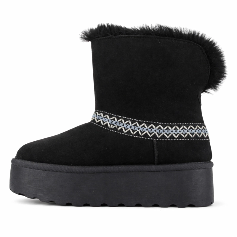 BOTIN NEGRO MUJER CASUAL CHALADA PINGUIH - 2