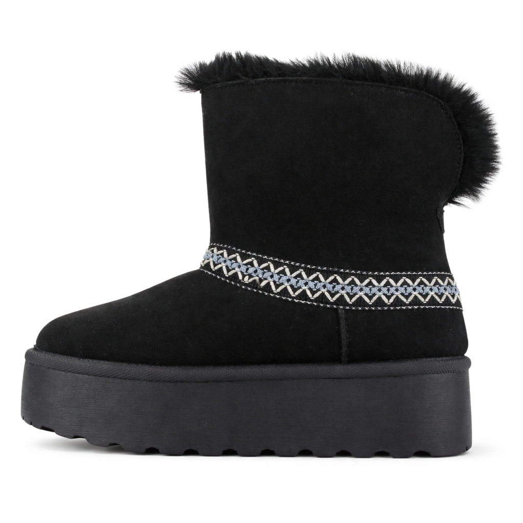 BOTIN NEGRO MUJER CASUAL CHALADA PINGUIH - 2