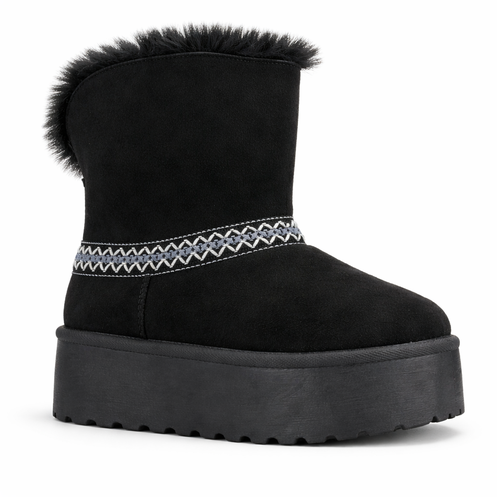 BOTIN NEGRO MUJER CASUAL CHALADA PINGUIH - 3