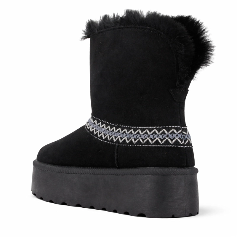 BOTIN NEGRO MUJER CASUAL CHALADA PINGUIH - 4