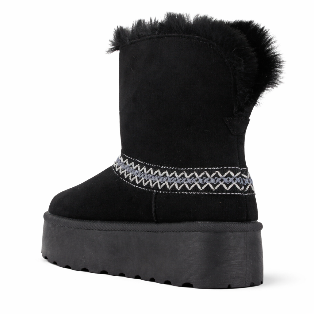 BOTIN NEGRO MUJER CASUAL CHALADA PINGUIH - 4