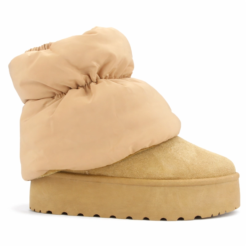 BOTIN TOSTADO MUJER CASUAL CHALADA PINGUIH - 1