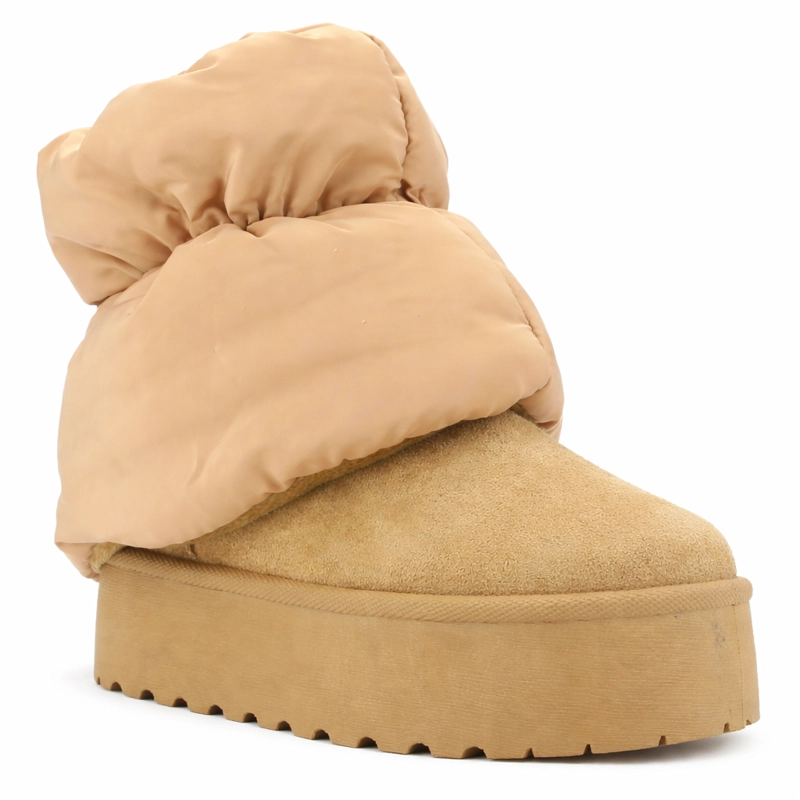 BOTIN TOSTADO MUJER CASUAL CHALADA PINGUIH - 3
