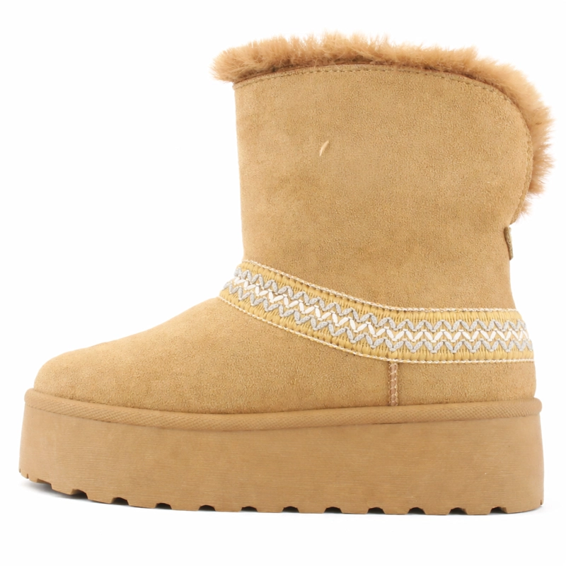 BOTIN TOSTADO MUJER CASUAL CHALADA PINGUIH - 2