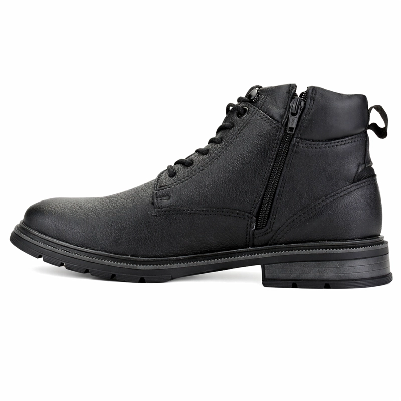 BOTIN NEGRO HOMBRE CASUAL FERRACINI 8640 COLUMBIA - 2