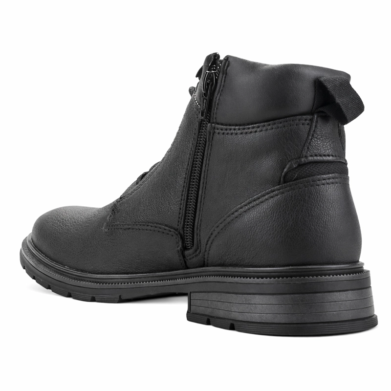BOTIN NEGRO HOMBRE CASUAL FERRACINI 8640 COLUMBIA - 4
