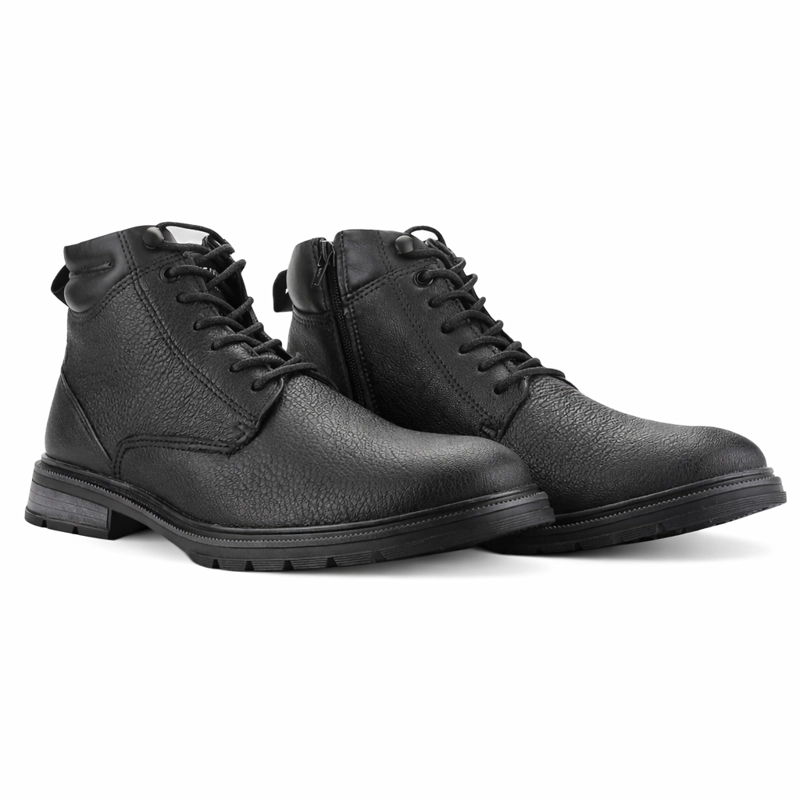BOTIN NEGRO HOMBRE CASUAL FERRACINI 8640 COLUMBIA - 5