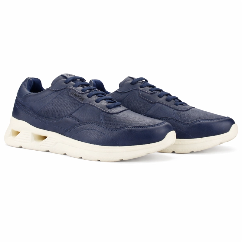 ZAPATILLA AZUL MARINO HOMBRE CASUAL FERRACINI 8352 SPEED - 6