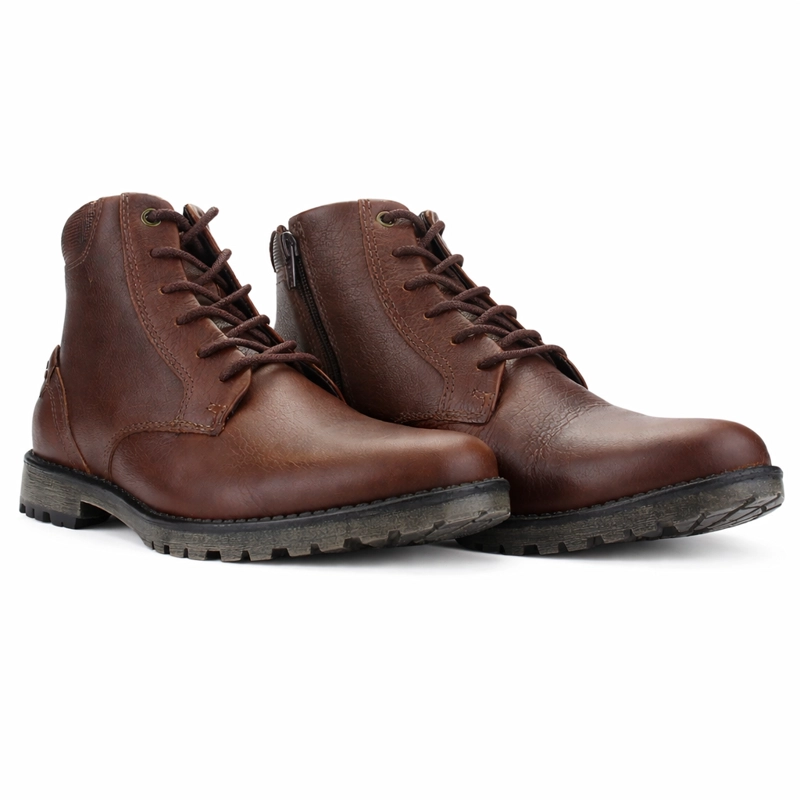 BOTIN CAFE  HOMBRE CASUAL FERRACINI 9953 CROSS - 5