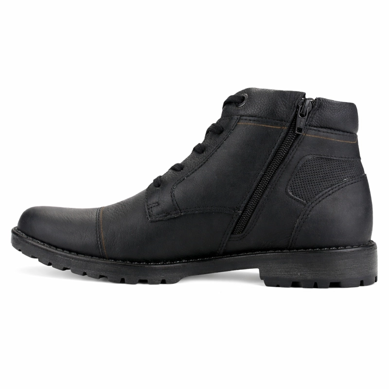 BOTIN NEGRO HOMBRE CASUAL FERRACINI 9948 CROSS - 2