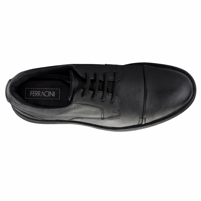ZAPATO NEGRO HOMBRE CASUAL FERRACINI 5166 AUSTIN - 5
