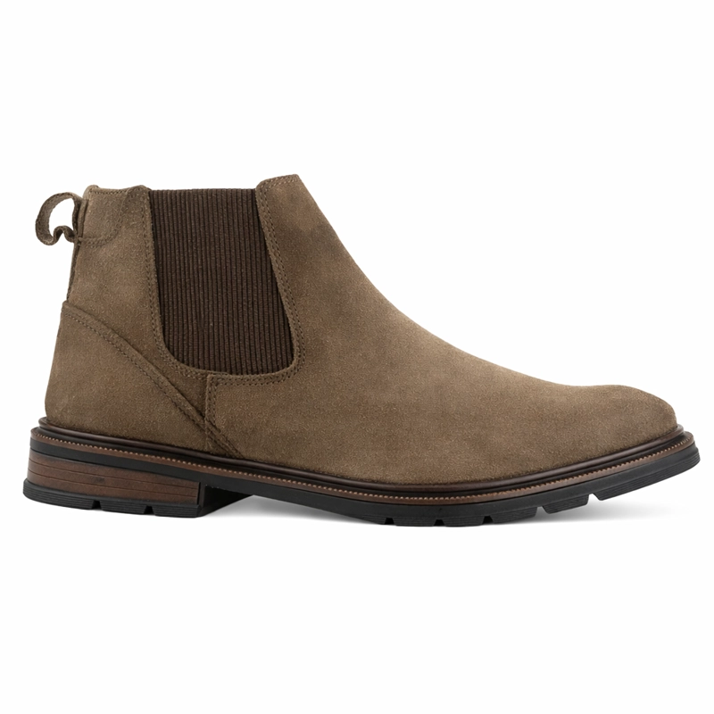BOTIN TAUPE HOMBRE CASUAL FERRACINI 8641 COLUMBIA - 1