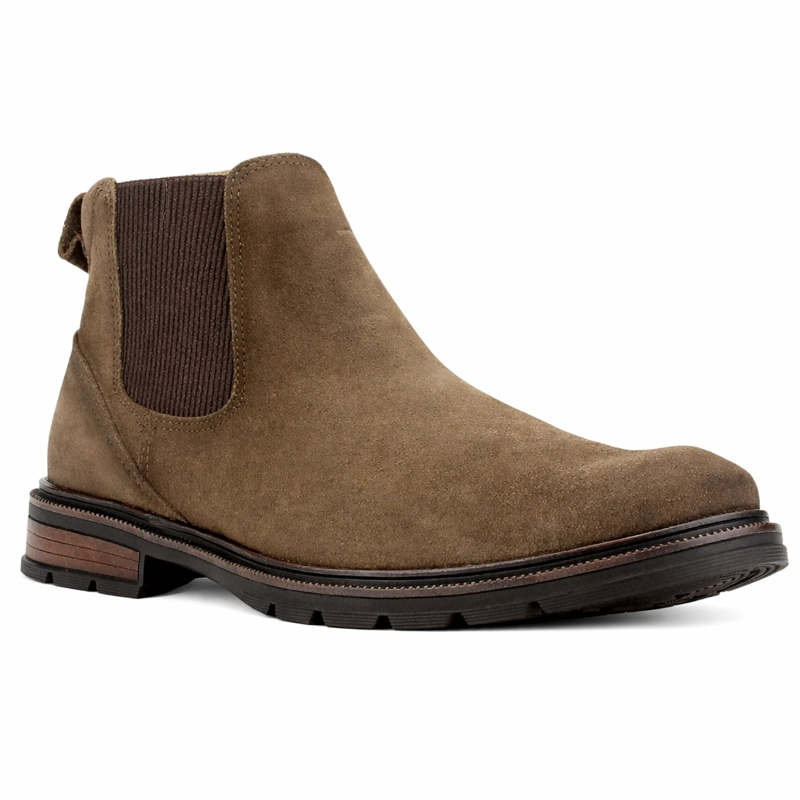 BOTIN TAUPE HOMBRE CASUAL FERRACINI 8641 COLUMBIA - 2