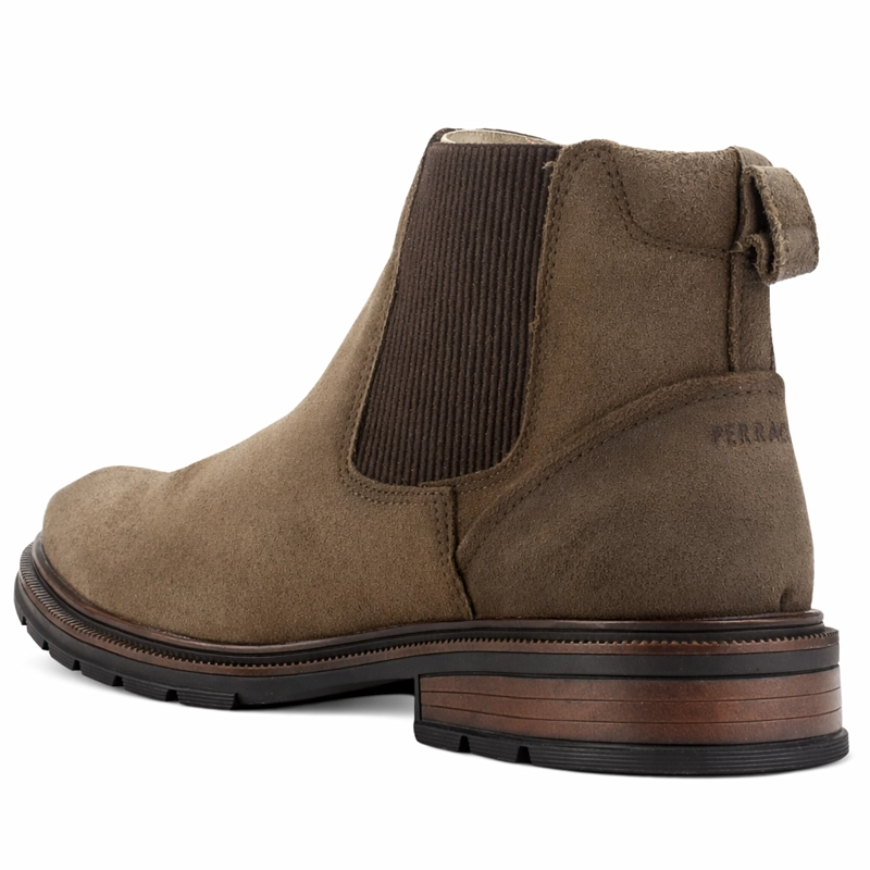 BOTIN TAUPE HOMBRE CASUAL FERRACINI 8641 COLUMBIA - 3