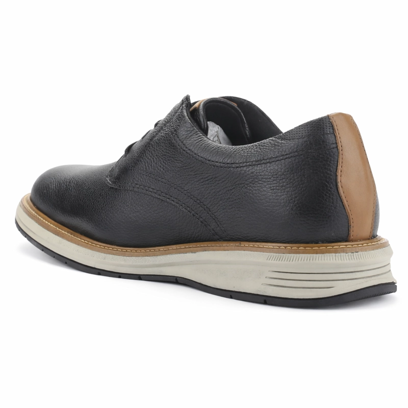 ZAPATO NEGRO HOMBRE CASUAL FERRACINI 5168 AUSTIN - 4
