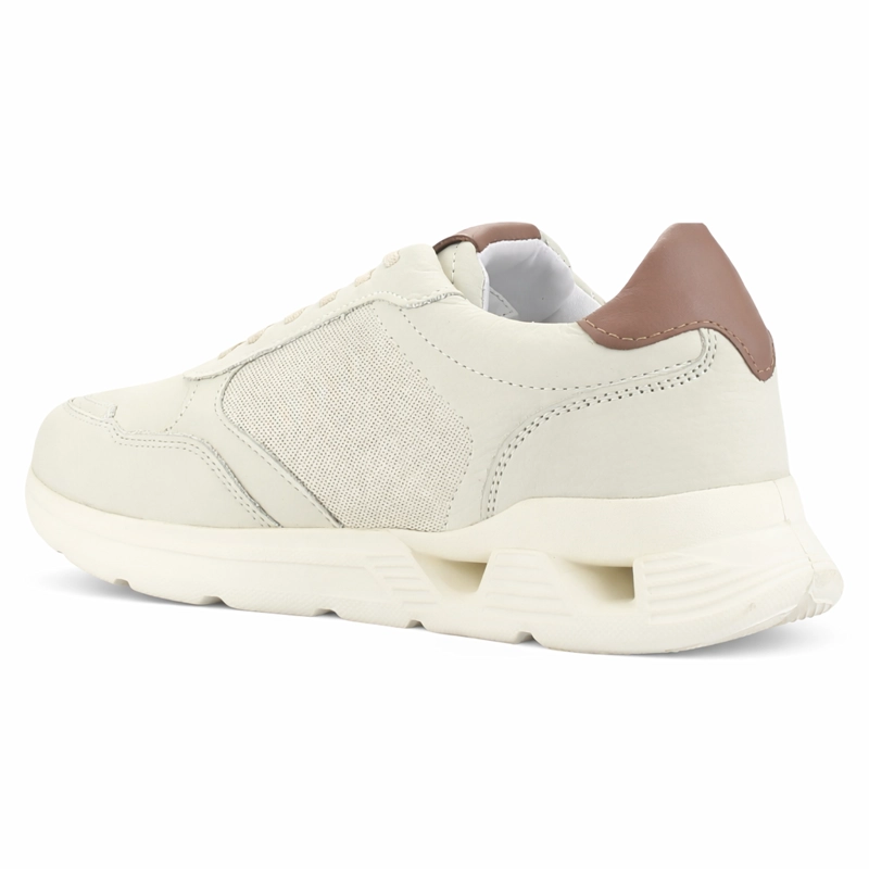 ZAPATILLA BEIGE HOMBRE CASUAL FERRACINI 8351 SPEED - 4