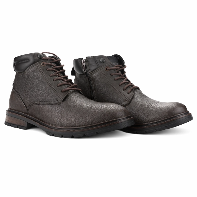 BOTIN CAFE  HOMBRE CASUAL FERRACINI 8640 COLUMBIA - 5