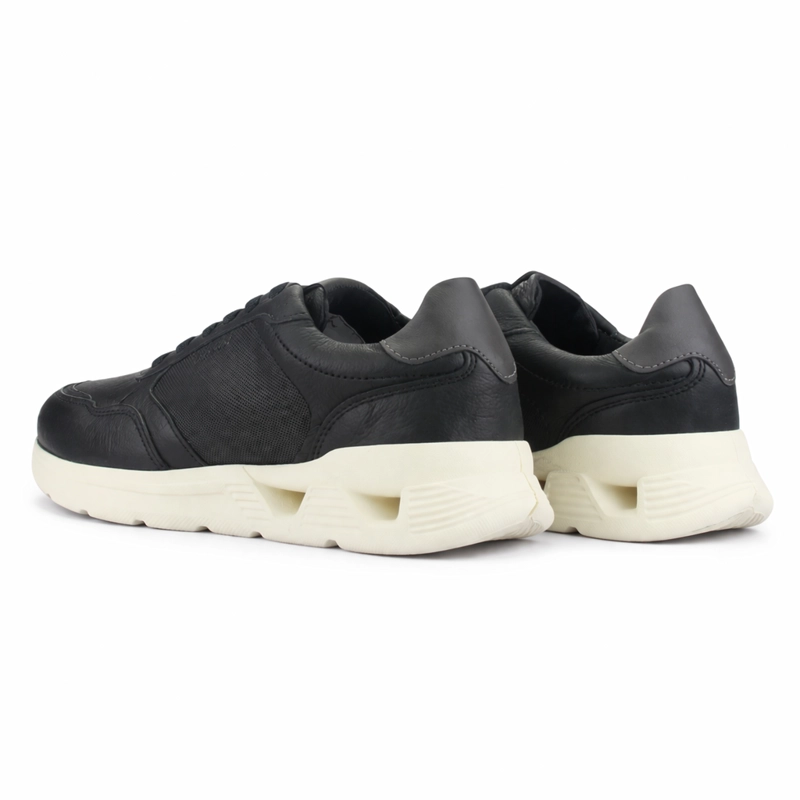 ZAPATILLA NEGRO HOMBRE CASUAL FERRACINI 8351 SPEED - 7