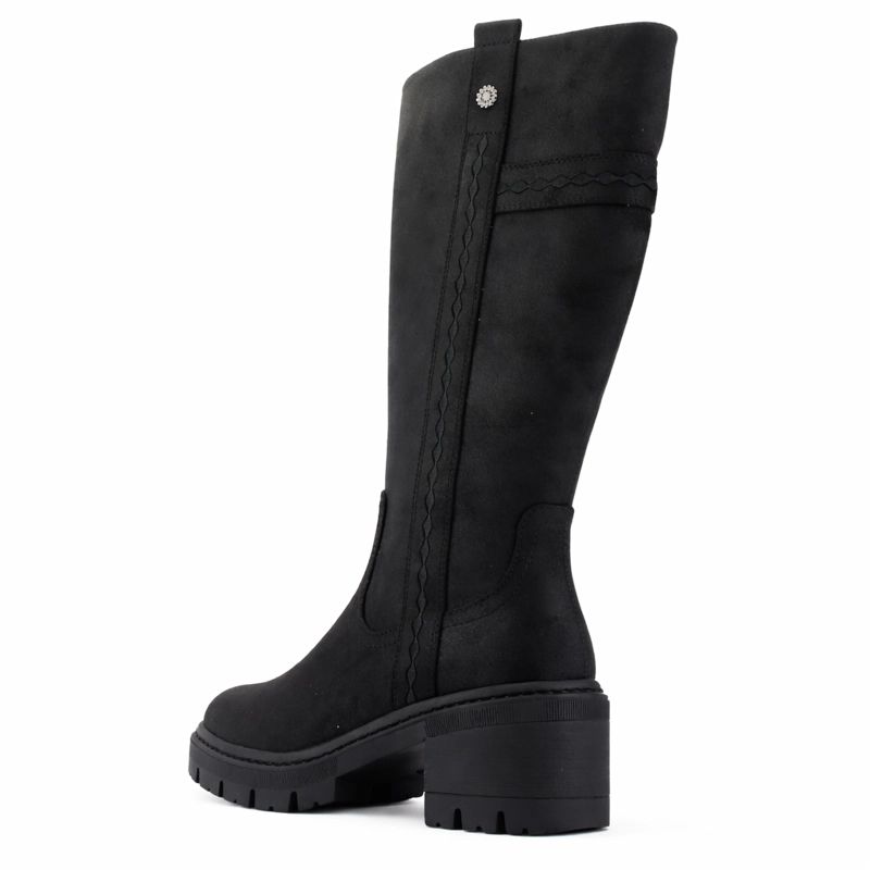 BOTA NEGRO MUJER CASUAL CHALADA TERRA - 4