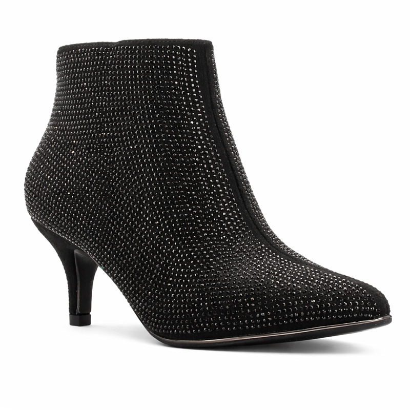 BOTIN NEGRO MUJER CASUAL CHALADA PLOS - 3
