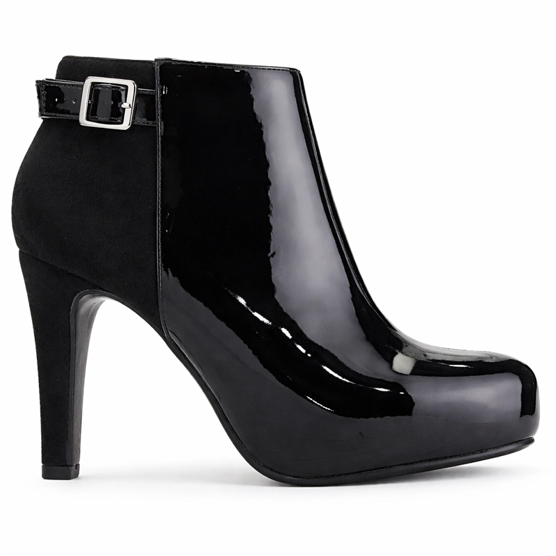 BOTIN NEGRO MUJER CASUAL CHALADA FASHION - 1