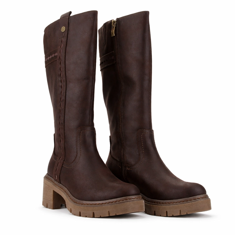 BOTA CAFE  MUJER CASUAL CHALADA TERRA - 5