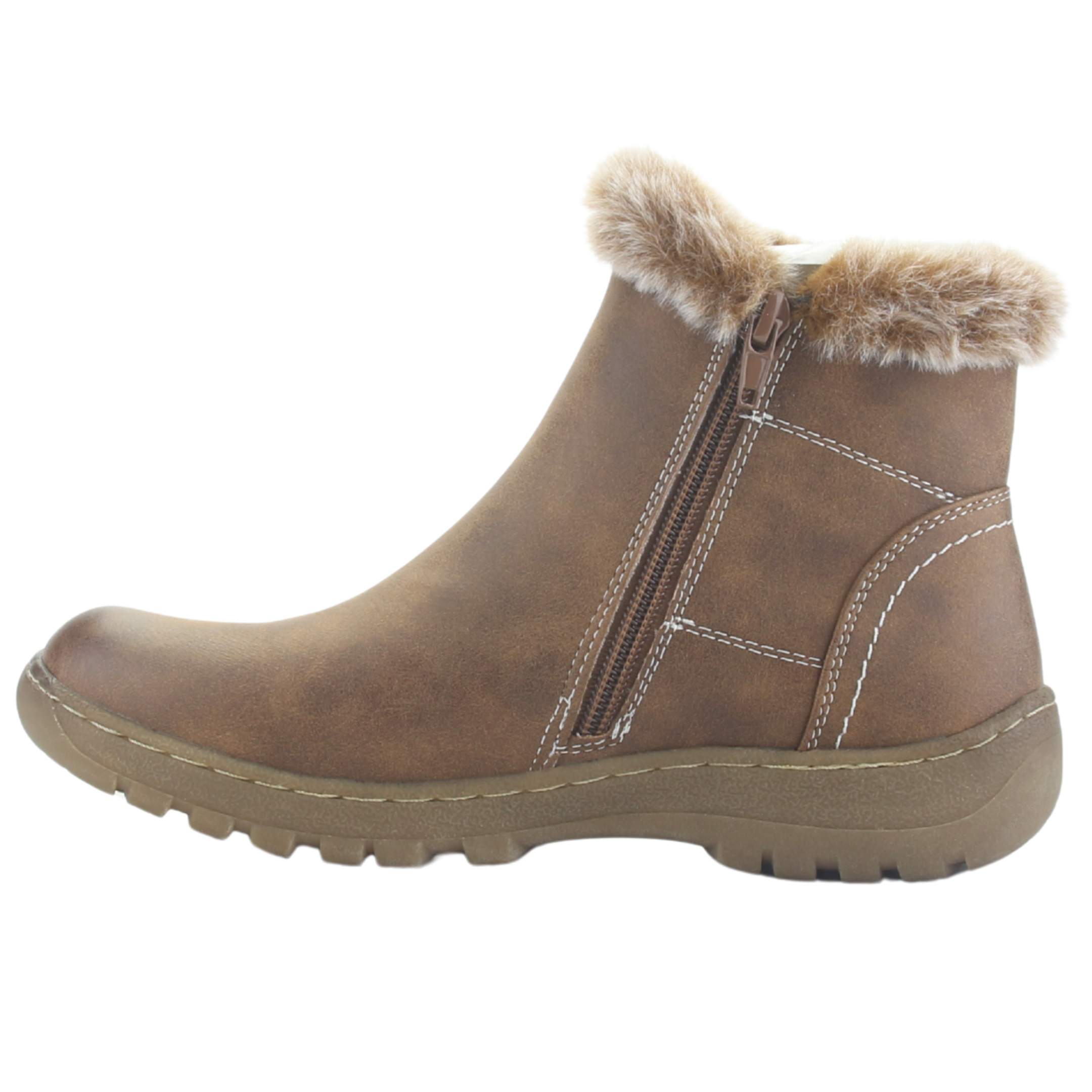 BOTIN CAMEL MUJER CASUAL CHALADA QUAL - 2