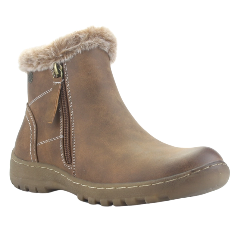 BOTIN CAMEL MUJER CASUAL CHALADA QUAL - 3