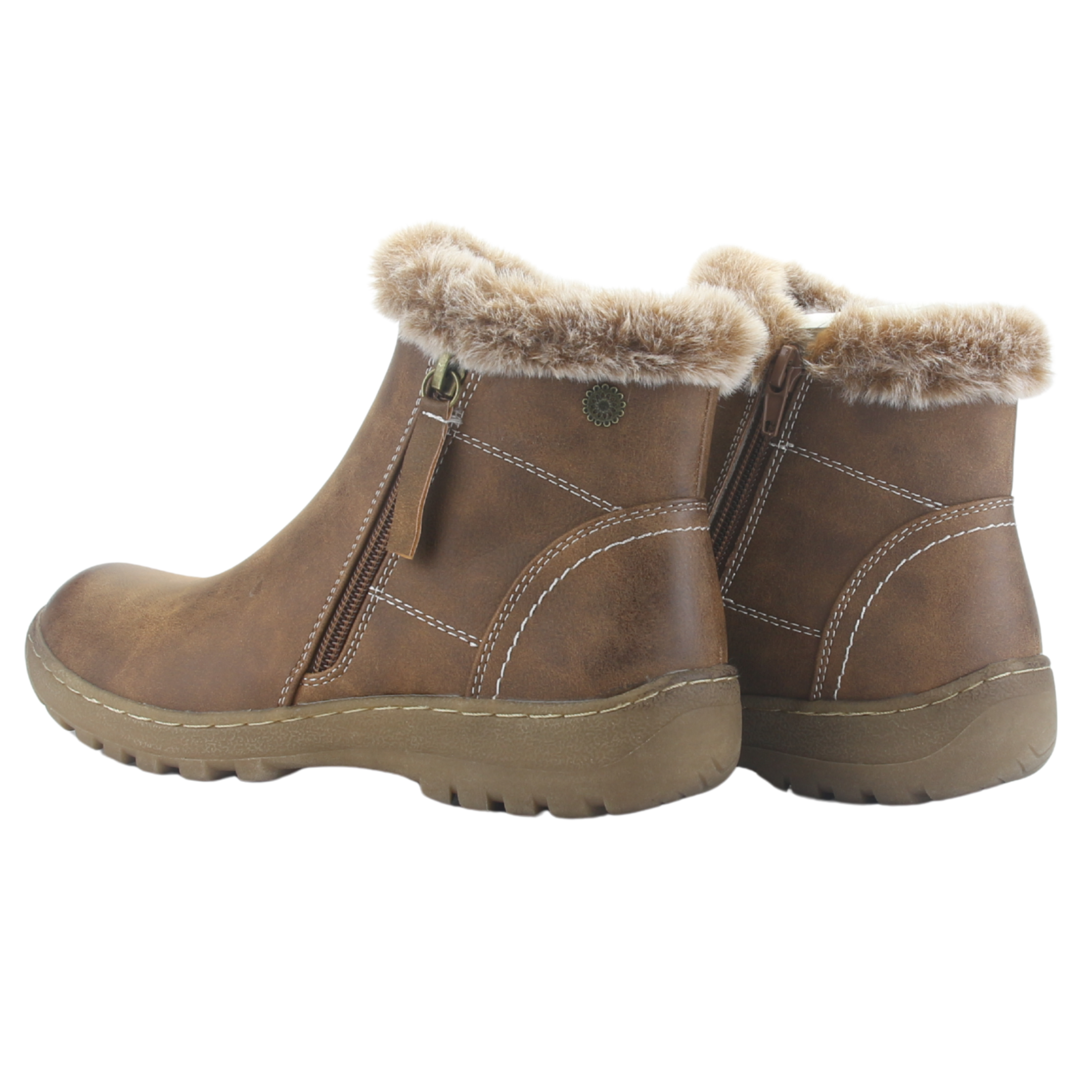 BOTIN CAMEL MUJER CASUAL CHALADA QUAL - 6