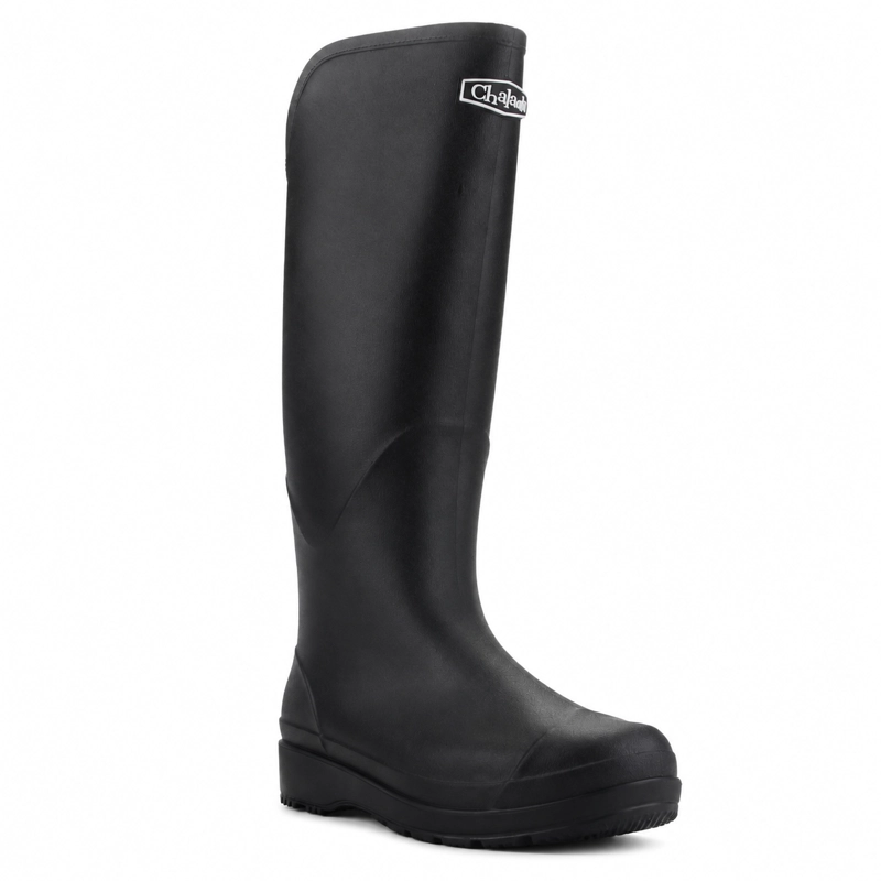 BOTA DE AGUA NEGRO MUJER CASUAL CHALADA TORTEL - 4