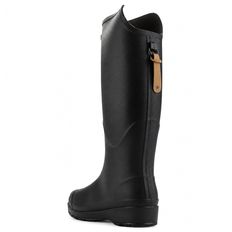 BOTA DE AGUA NEGRO MUJER CASUAL CHALADA TORTEL - 5