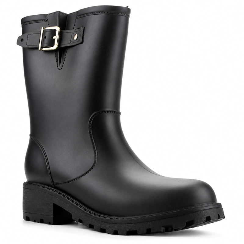 BOTA DE AGUA NEGRO MUJER CASUAL CHALADA MAIPO - 4