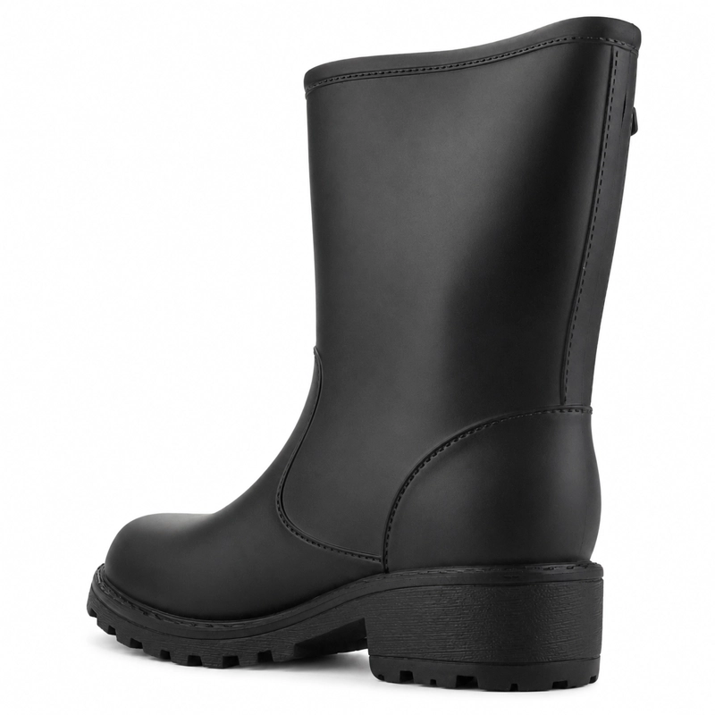 BOTA DE AGUA NEGRO MUJER CASUAL CHALADA MAIPO - 5