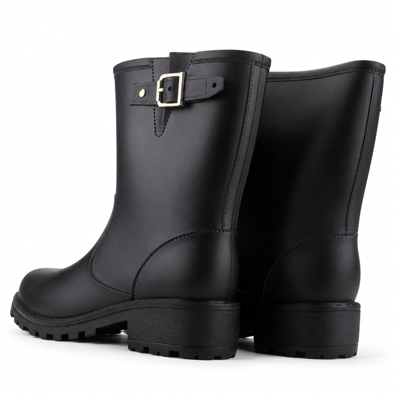 BOTA DE AGUA NEGRO MUJER CASUAL CHALADA MAIPO - 7