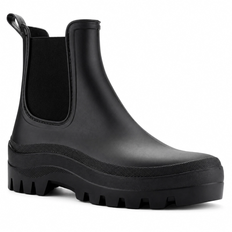 BOTA DE AGUA NEGRO MUJER CASUAL CHALADA BAKER - 4